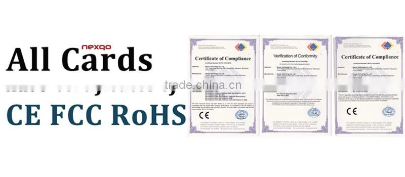 Programmable smart RFID full color printing plastic pvc name ID card