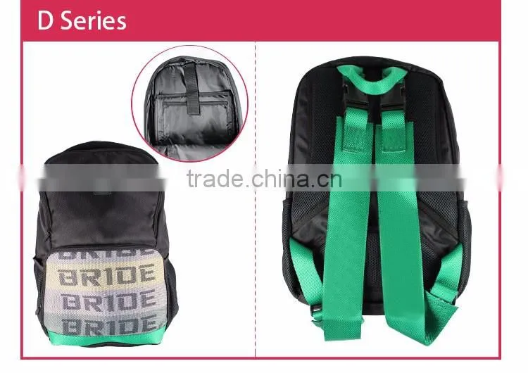 2016 New Design JDM SPARC* TAKAT* Style Bride Racing Backpack School Bag Luggage Bag With Disassembling Function
