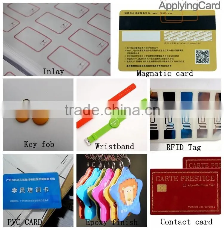Ntag 215/ Ntag 216 Proximity card with iron hole punching NFC tag