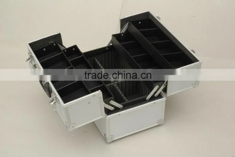 Aluminum tool case phone case,high grade hard tool case with large space volume,flight tool case