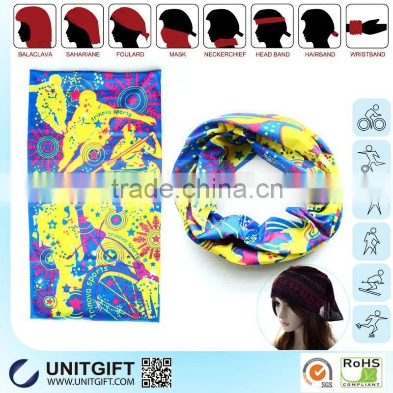 custom bandana reflective headwear for outdoor sport