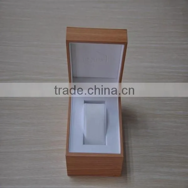 Customized logo finishing wood venner wooden watch box