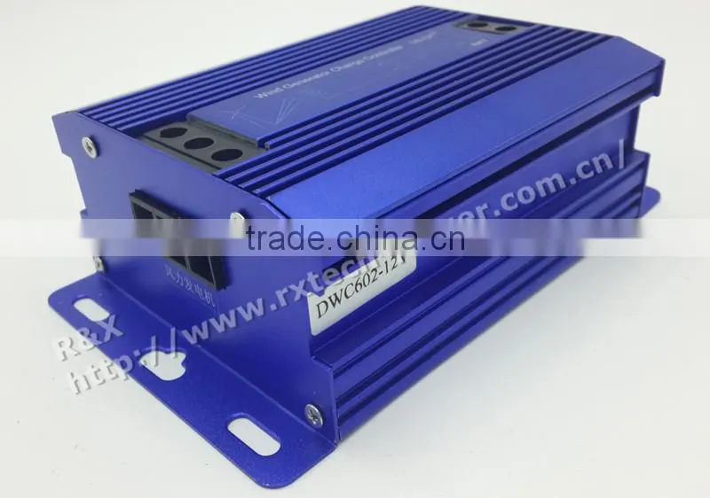 600w wind power controller for 600w wind turbine generator, 12V and 24V optional, max 800w, blue color, high-efficiency