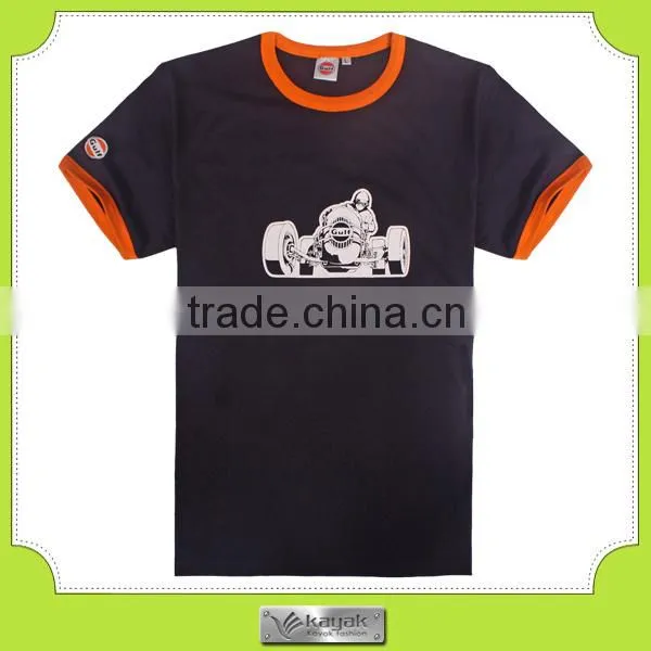 Adults Age Group and 100% Cotton Material cheap blue t shirts in bulk
