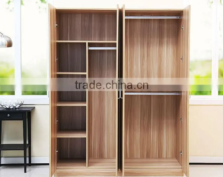 Wholesale cheap 4 door modern bedroom wardrobe