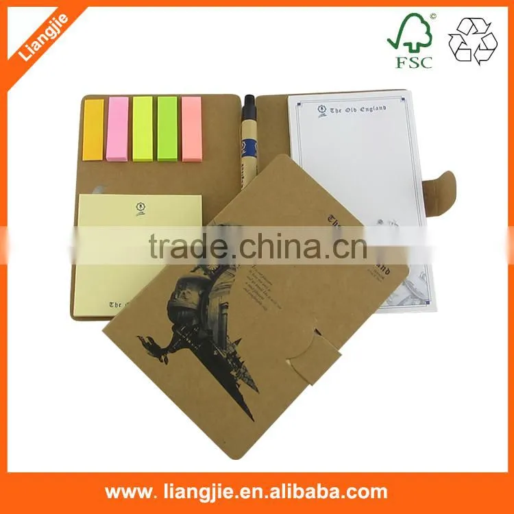 Levels ECO carft cover MIni Combined Sticky Note pad
