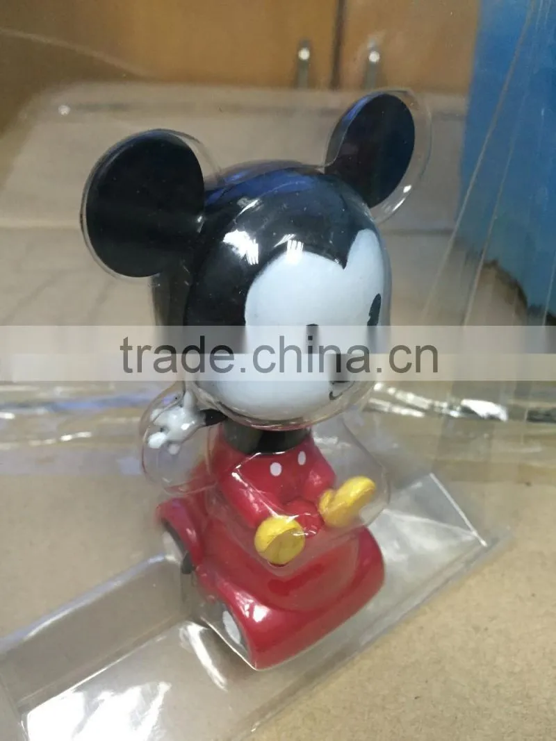 Micky Mouse Figure Pull-back Vehicle,Customized Cute Plastic Car Cartoon Toys