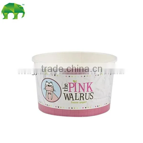 Custom Printed Frozen Yogurt & Ice Cream Paper Cup, Paper Bowls