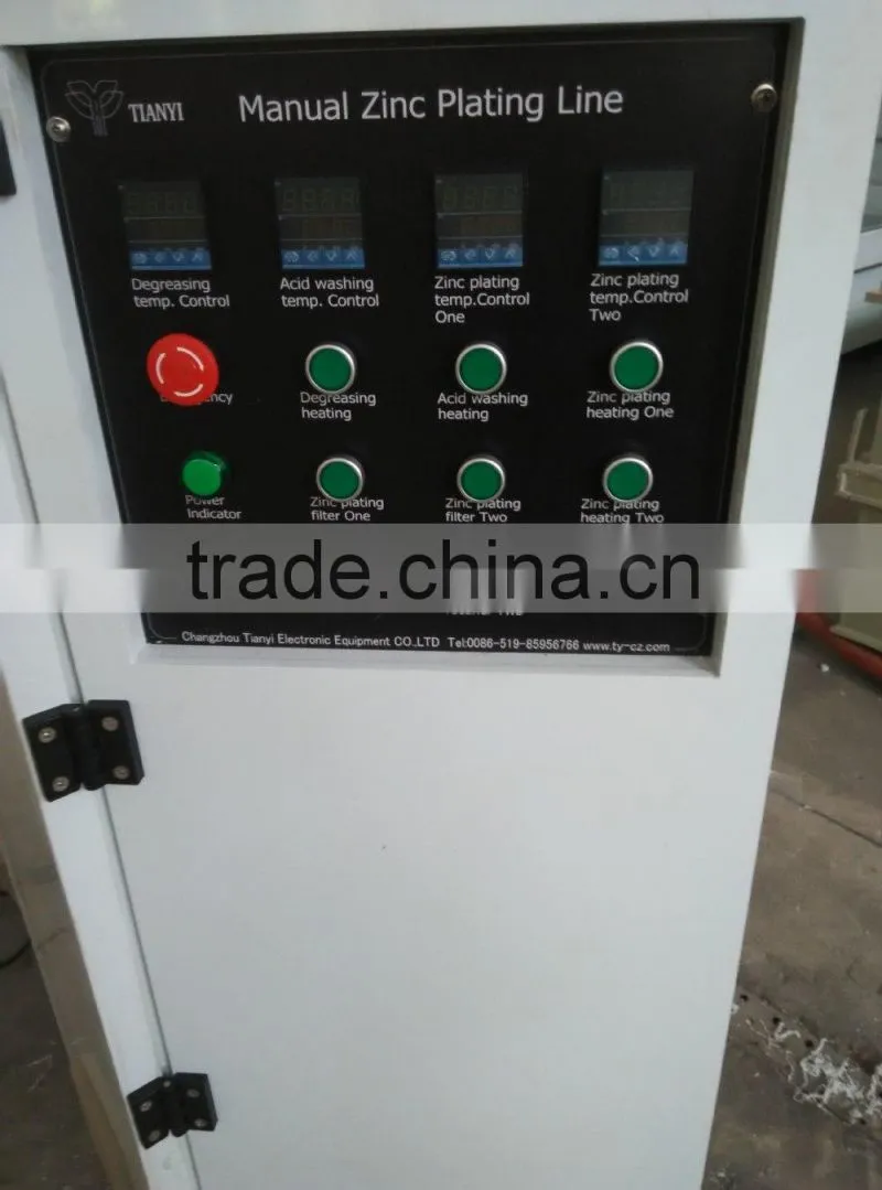 Small copper/gold/Sliver/zinc electroplating kit machine