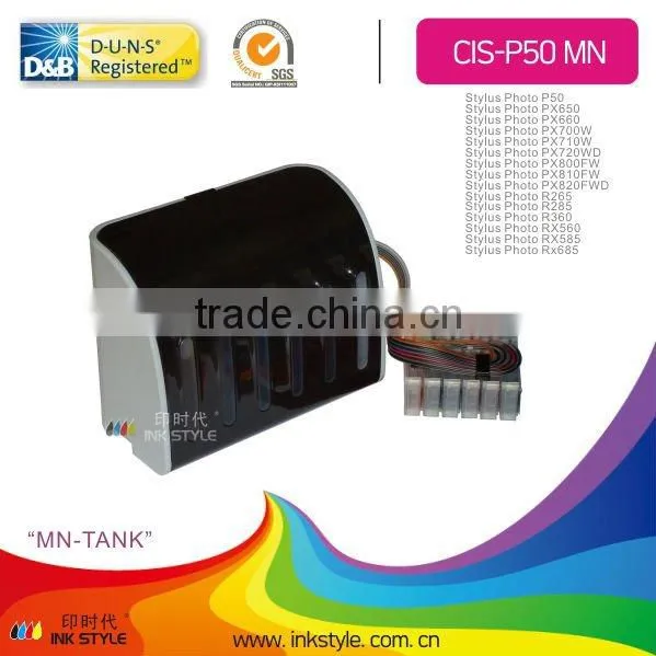 Cis for Stylus NX530 NX625,WorkForce 60 545 630 633 635 645 840 845 WF-7510 WF-7520