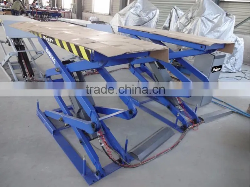 Hydraulic underground scissor car hoist lift price for garage equipments