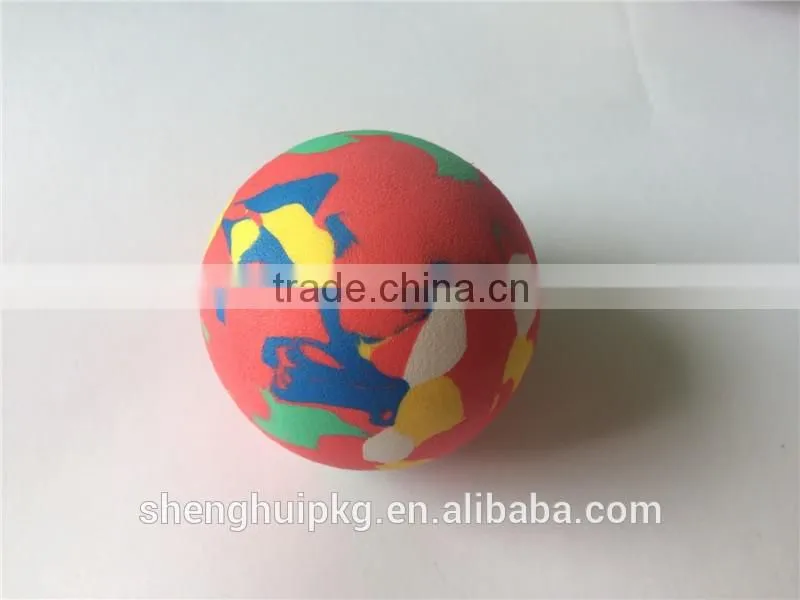Hot sell cheap colorful eva foam ball toy gun eva ball promotional eva ball for kids playing