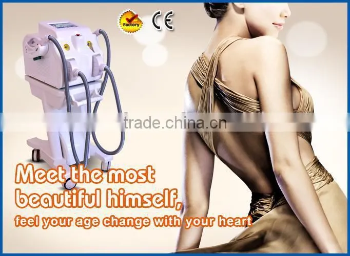 2 handles ipl hair removal beauty equipment/AFT SHR+ 808nm diode laser multifunction machine
