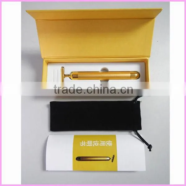 24K Gold Electric Vibrating Facial Massager