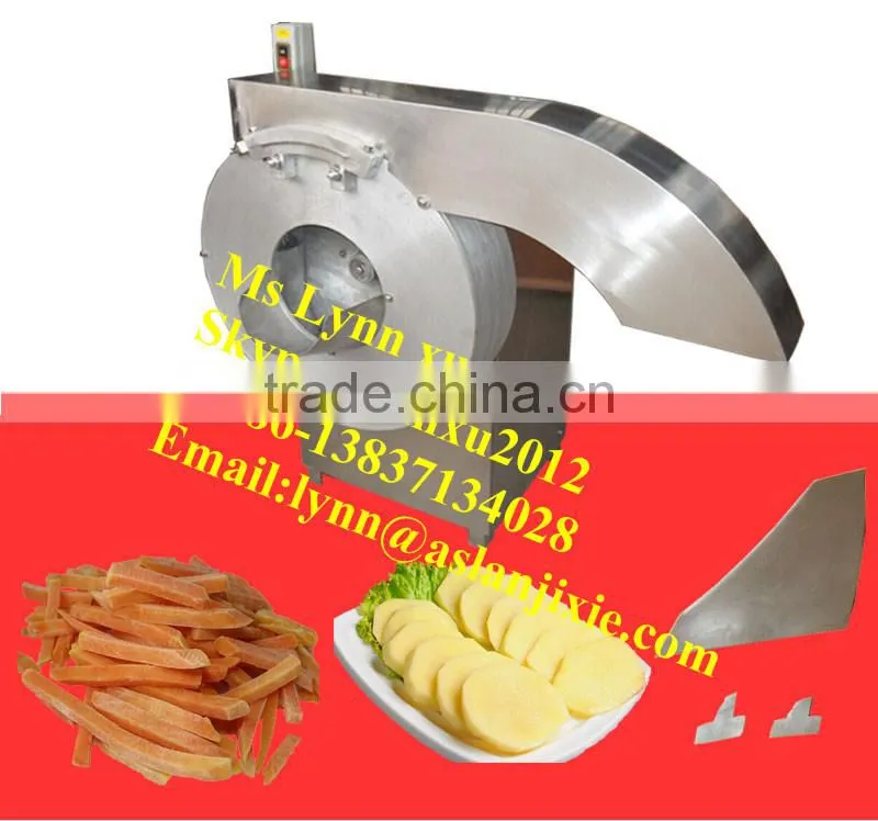 carrot spiral cutting machine /potato slicing machine / sweet potato chips cutting machine