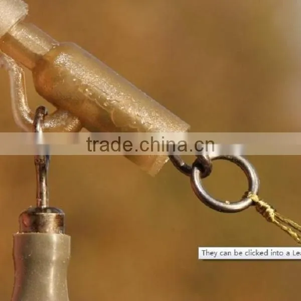 Matt black carp fishing rig ring