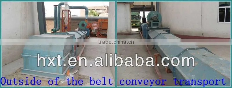 Steel grain tube chain drag conveyor