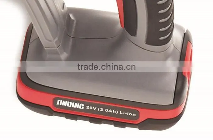 JINDING JDHT01 20V Li-Ion - Dual Action Electric Cordless Mini Hedge Trimmer Power Pruning Saw With 2.0Ah Samsung Battery
