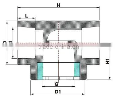 PPR Stop Valve DIN 8077/8078 (with Crome Handle)/Crome handle stop valve