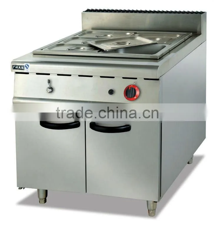 gas pasta cooker with cabinet