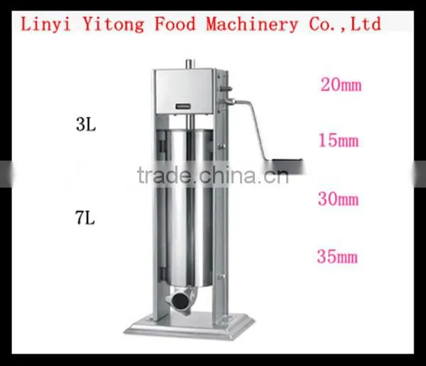manual type vertical/horizontal manual sausage filling machine