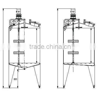 single-layer paddly blending storage equipment JFSB-4