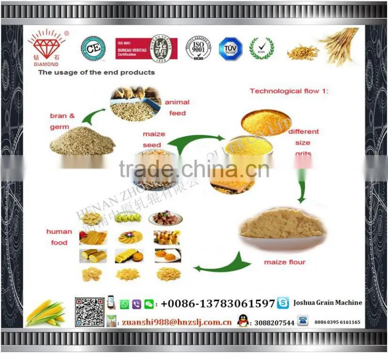Cheap And High Quality corn flour making machine corn flour milling machine puffed corn snacks making machine