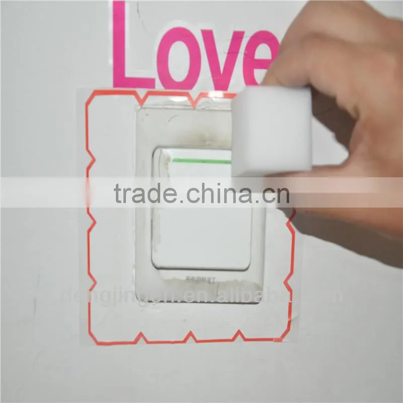 Whiteboard Magic quick eraser sponge for cleaning car and switch