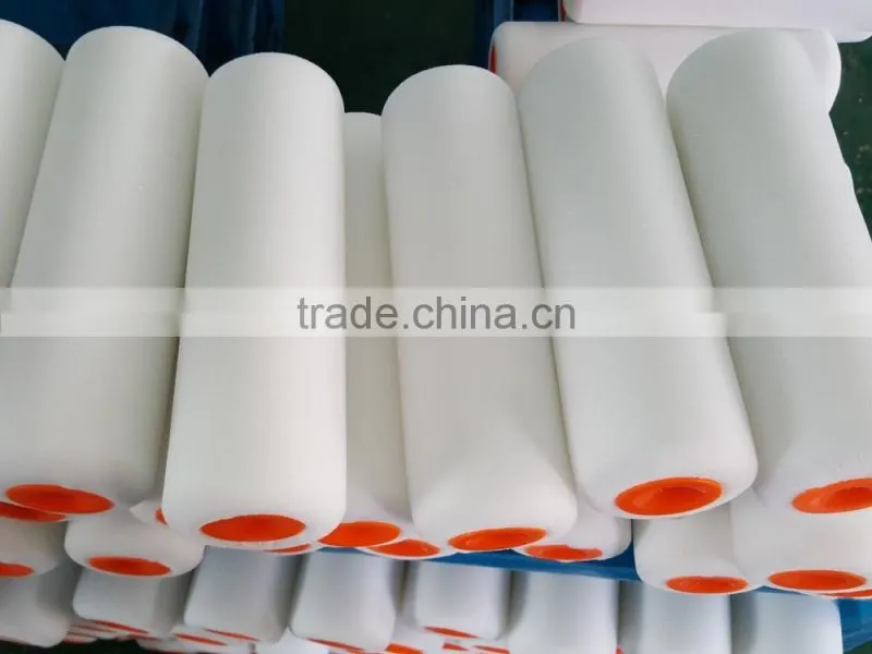 decorative paint brush roller ,double paint roller,paint roller refill,paint roller manufactu, sponge paint roller with flocking