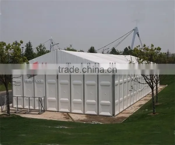 Cheap 10x10 canopy tent wiht solid ABS wall decoration for party