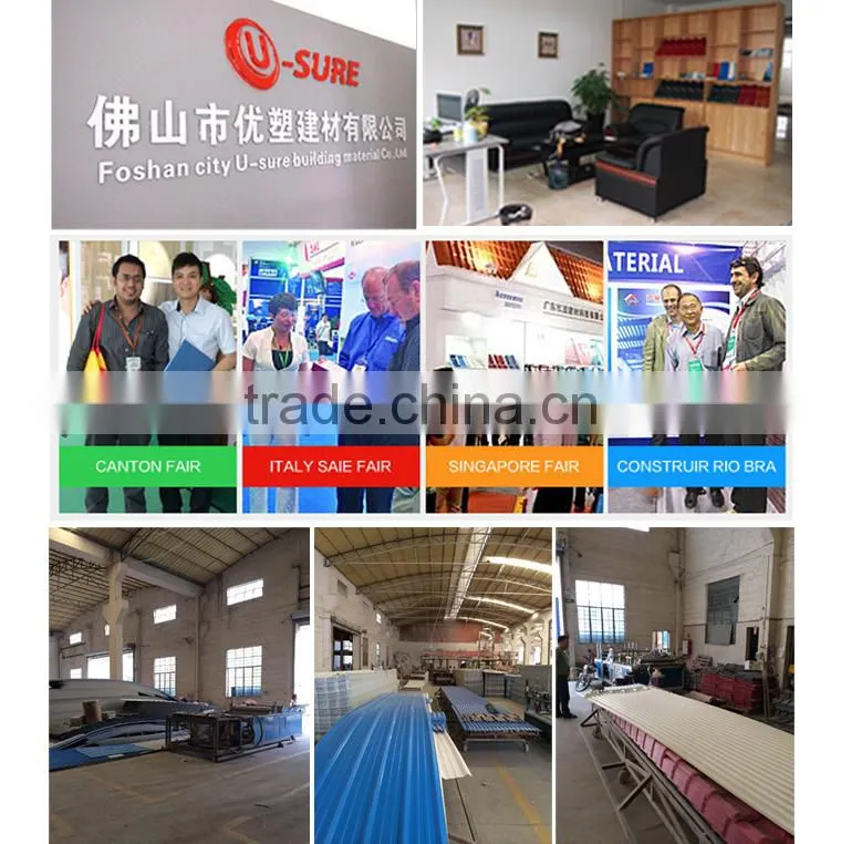 Hot sale clear fiberglass reinforced polyester roof tile