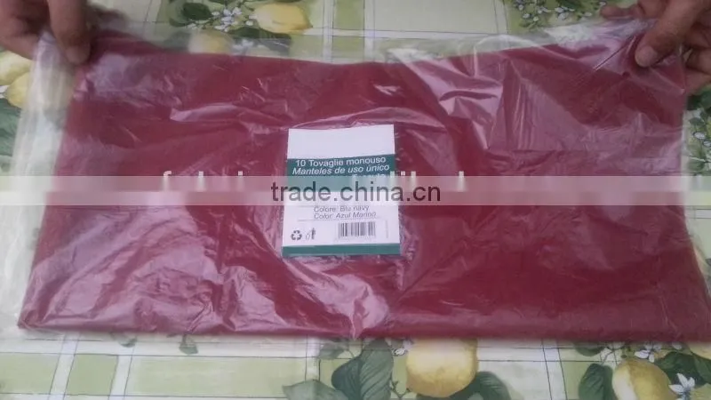 colorful cheap disposable christmas tablecloth