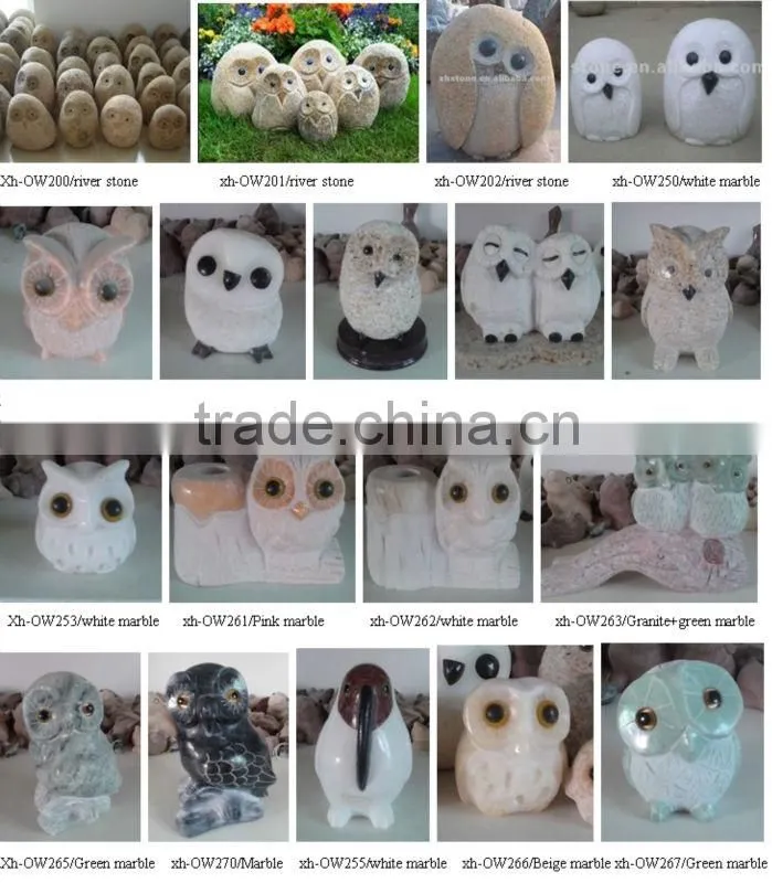 animal carving,owl statue,stone owl sculpture