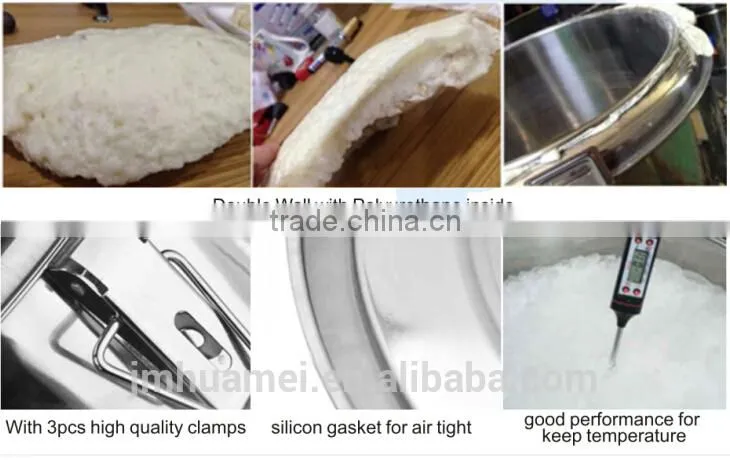 Stainless steel heat preservation barrel