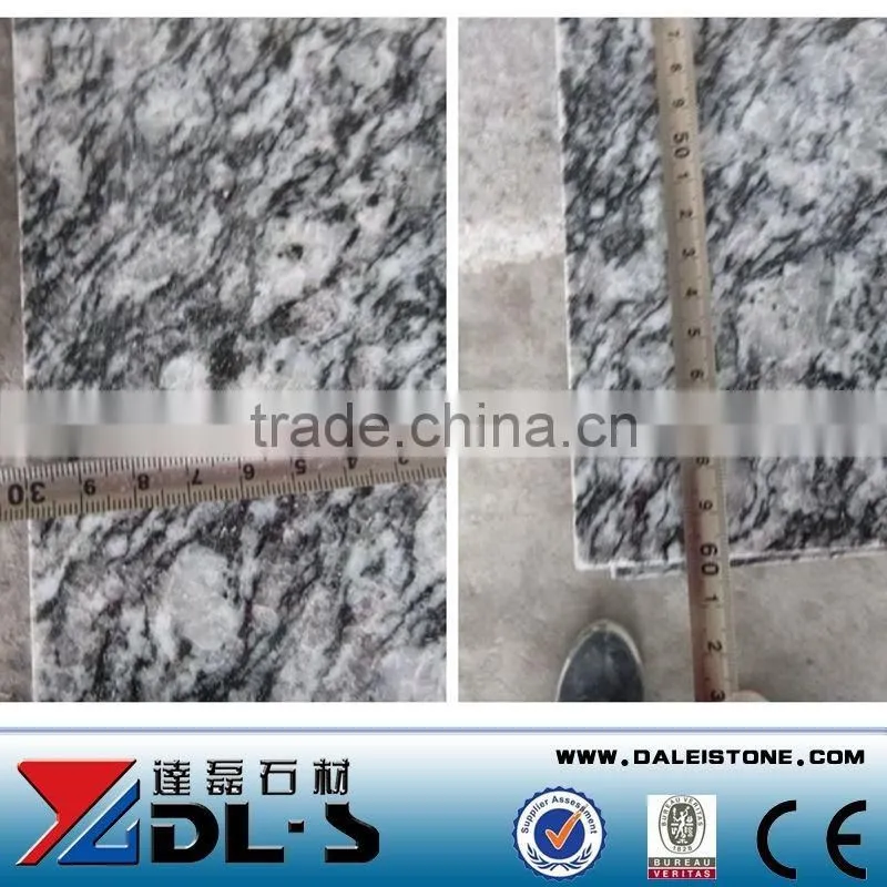 polished spary white granite tile 610x305 for sale