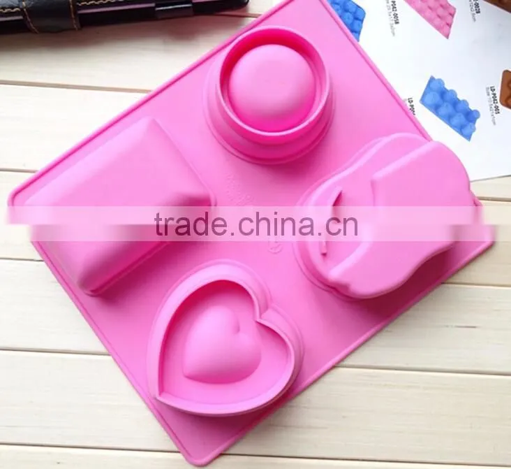 hot selling cake mold silicone rubber flower molds for soap