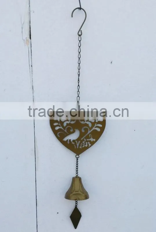 Metal doorbell for decoration
