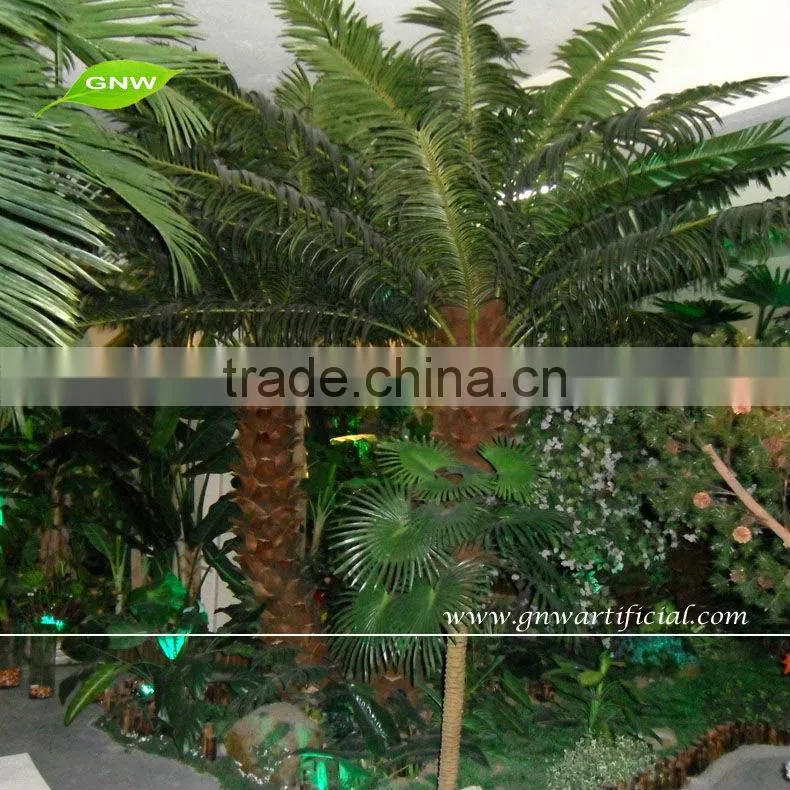 APM027 GNW Plant artificial coconut tree for Sale 16ft High for hotel decoration indoor use