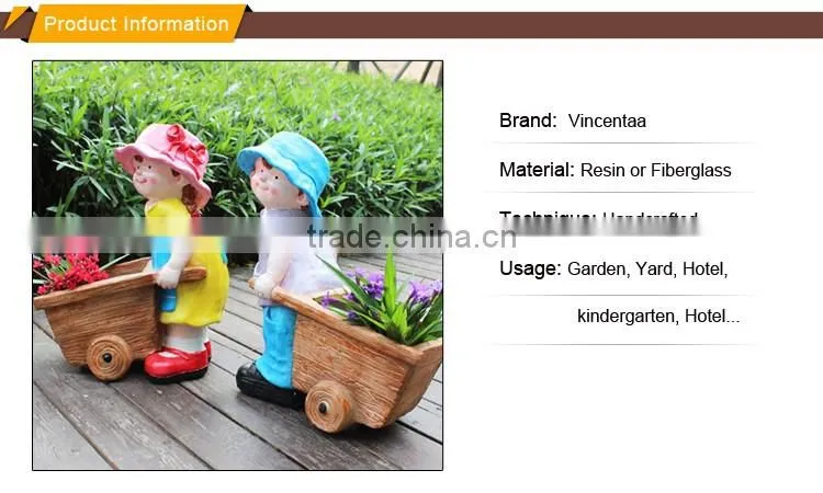 christmas garden statue decorations fiberglass garden child statue