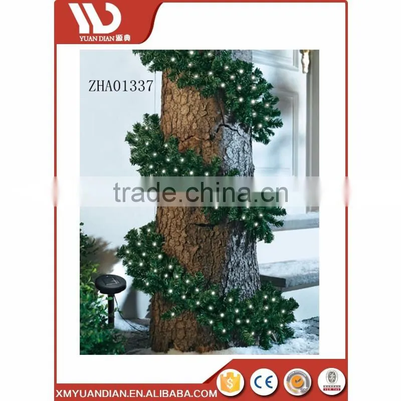 China Product Art Work Promotional Outdoor Solar Led Christmas Tree Shaped Lights For Tree Deco