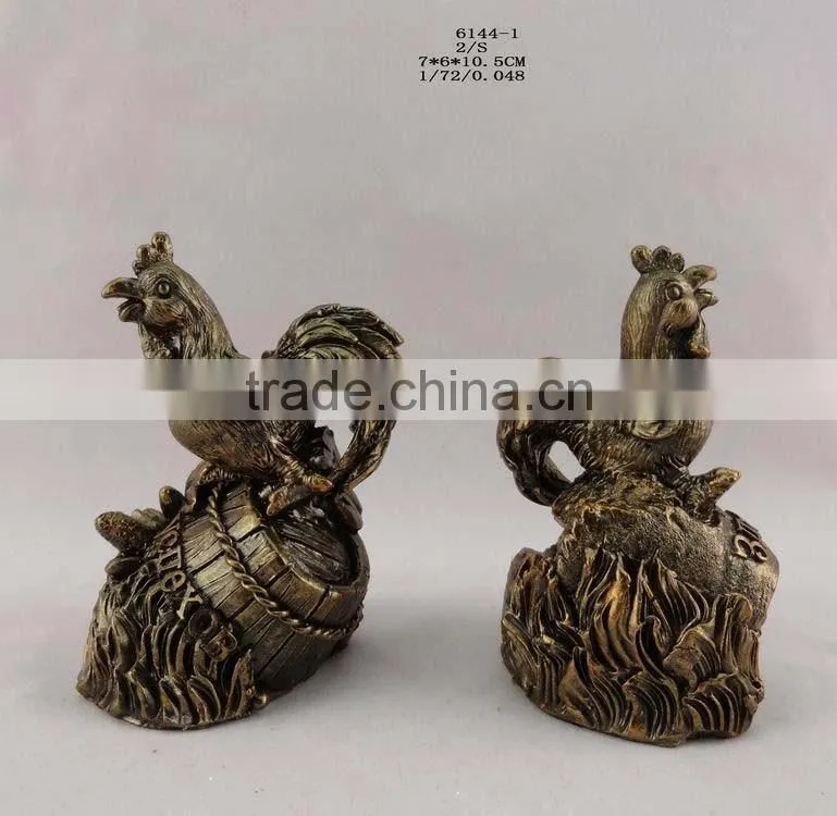 Russia resin new year chicken statue
