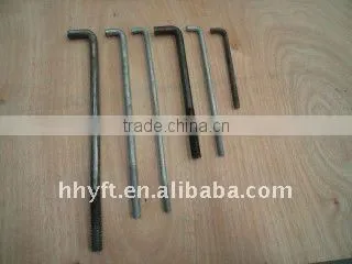 hot salling!!1/2x8 plain L shape bolt on hot sale