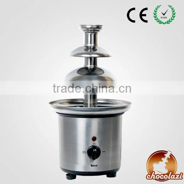 CHOCOLAZI ANT-8030 ALL Model 3 tiers wholesale Mini Home plastic for family in China chocolate fountain