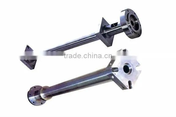 Large single barrel and barrel for extruder machines, several part of cylinder