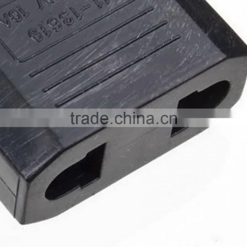 Universal Travel Power Plug Adapter EU EURO to US USA Adaptor Converter AC Power Plug Adaptor Connector