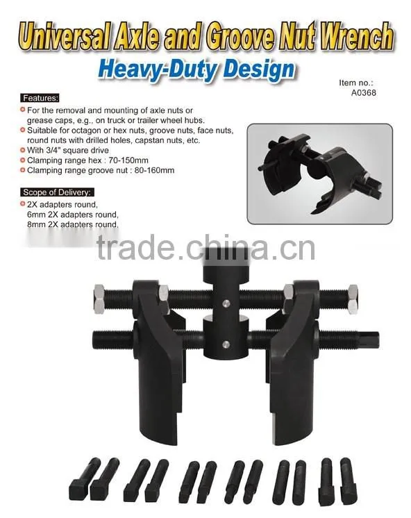 Universal Axle and Groove Nut Wrench