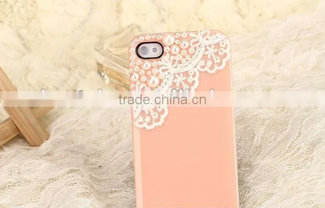 jewelry case for iphone lovely case for iphone 4g with lace