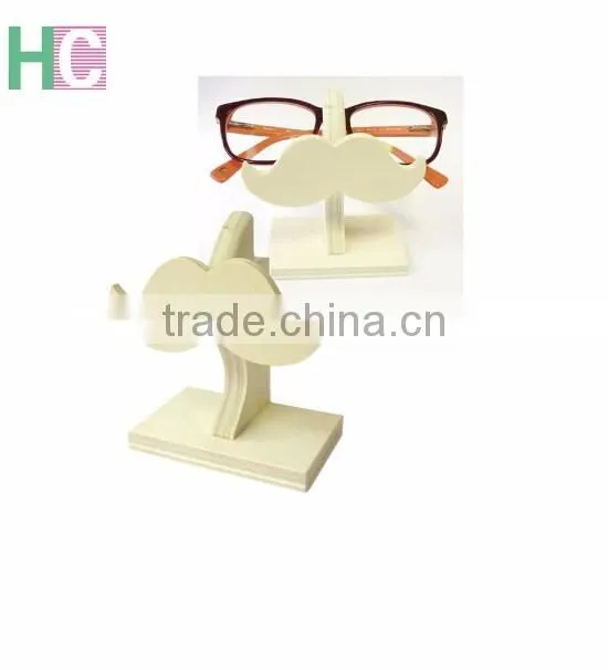2016 new design cheap wood eyeglass holder