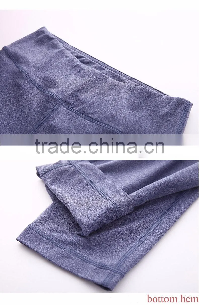 splicing 80% polyamide 20% elastane women's yoga capri leggings