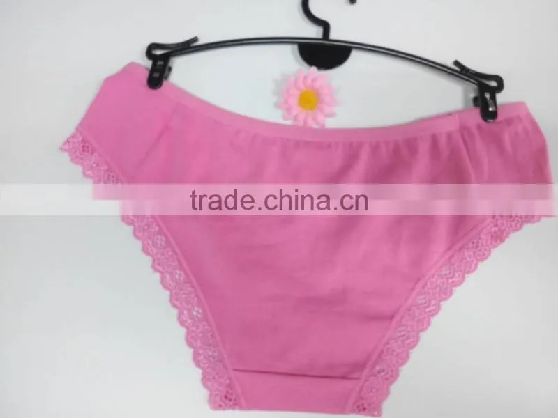 Free sample Lace low-waisted thermal Sexy girl panty cotton Underwear for adult woman